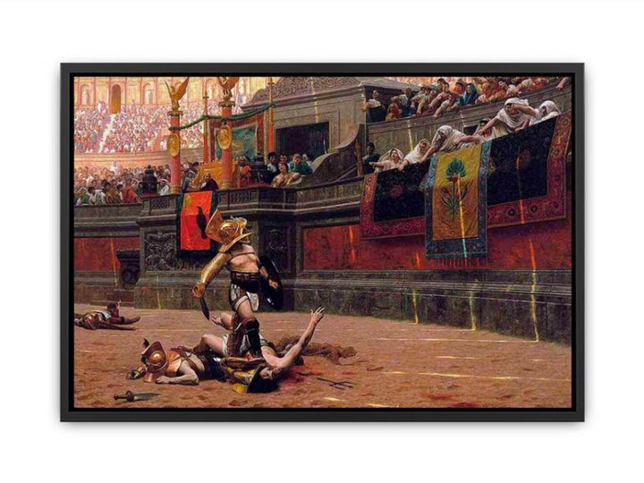 Pollice Verso (Thumbs Down) Canvas Print