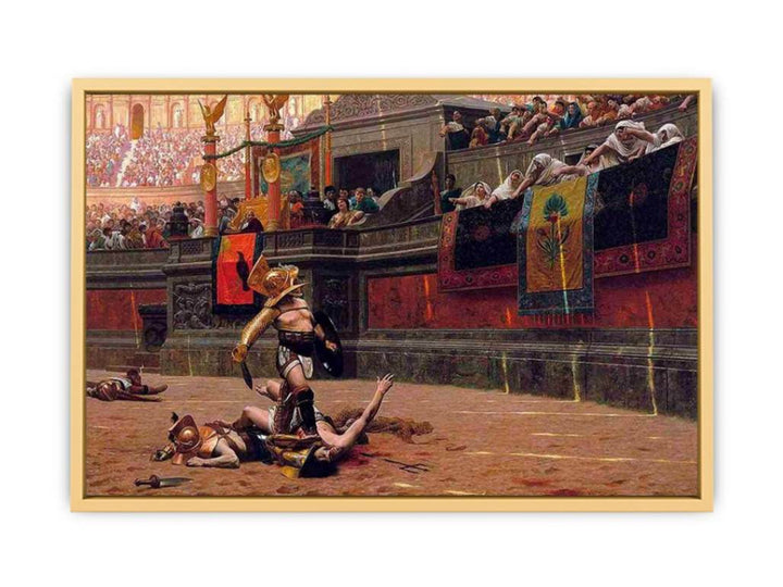 Pollice Verso (Thumbs Down) Streched canvas