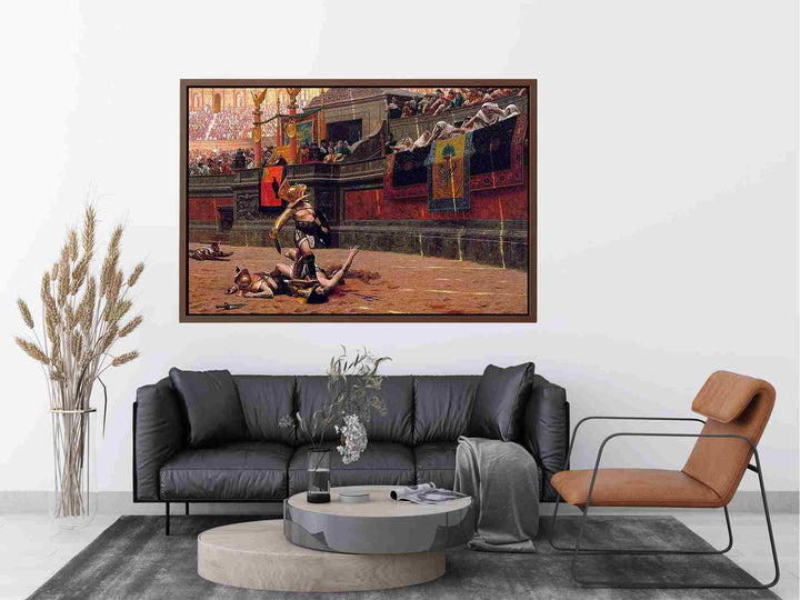 Pollice Verso (Thumbs Down) Painting