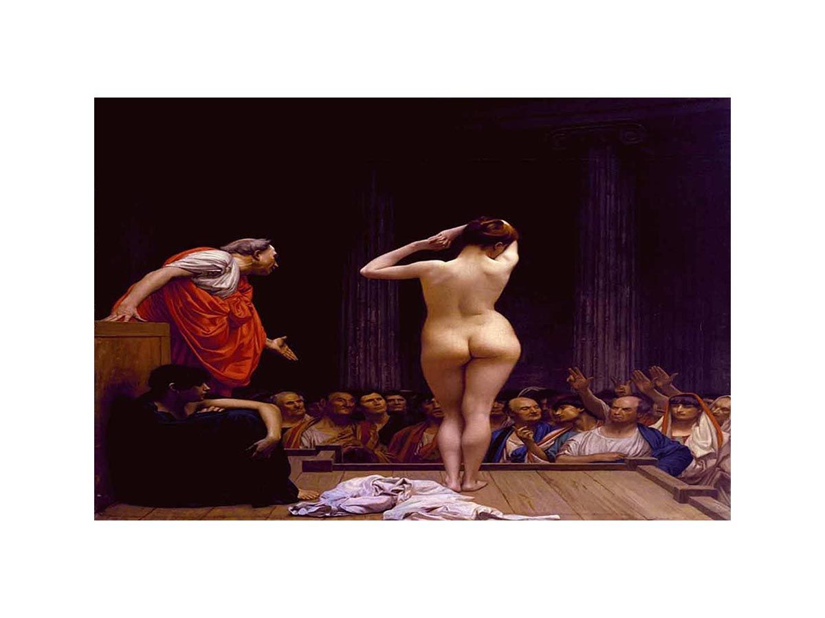 Selling Slaves in Rome by Jean-Léon Gérôme