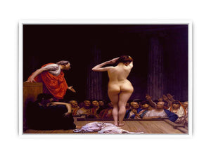 Selling Slaves in Rome Framed Print