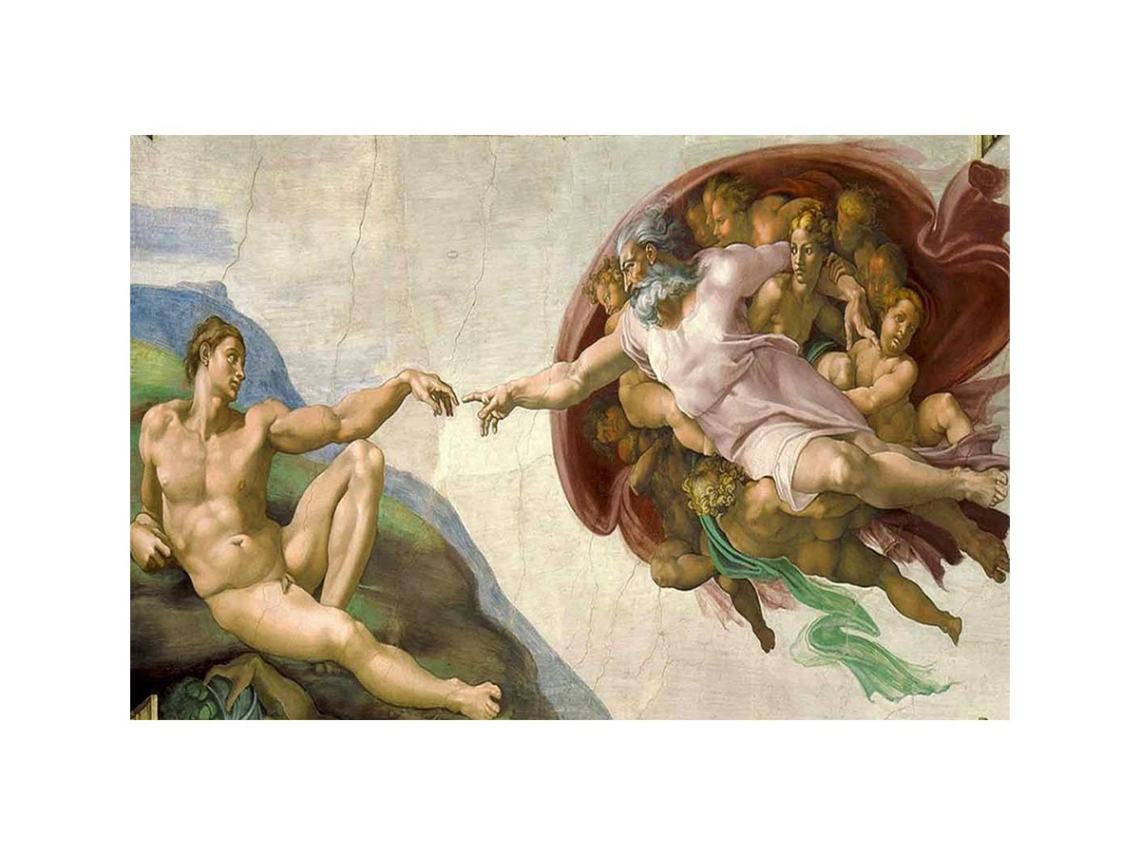Creation of adam  by Michelangelo Buonarroti
