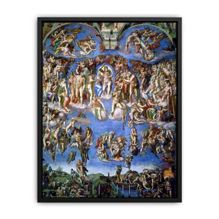 Last Judgment (1) 1537-41 Canvas Print