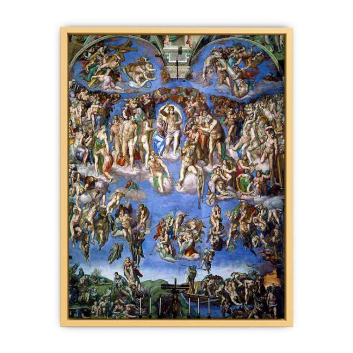 Last Judgment (1) 1537-41 Streched canvas
