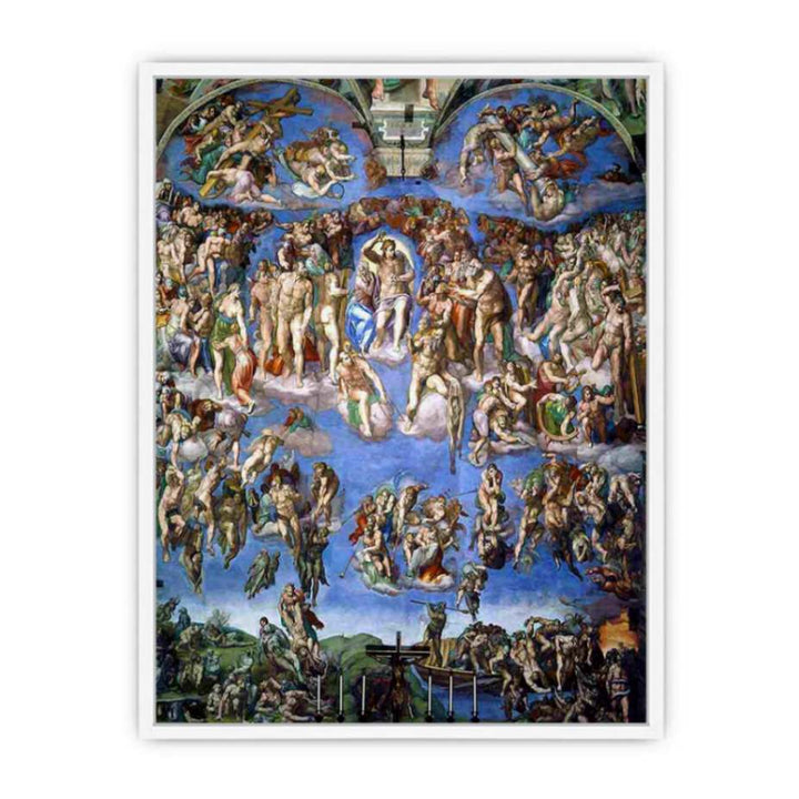 Last Judgment (1) 1537-41 Framed Print