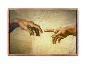 Creation of Adam Hands only  Poster