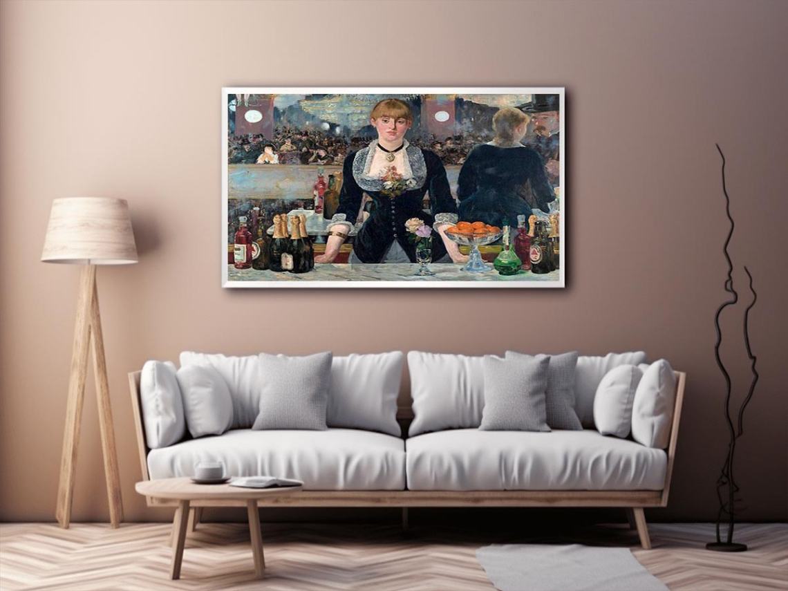 The Bar at the Folies Bergere 1882  Painting