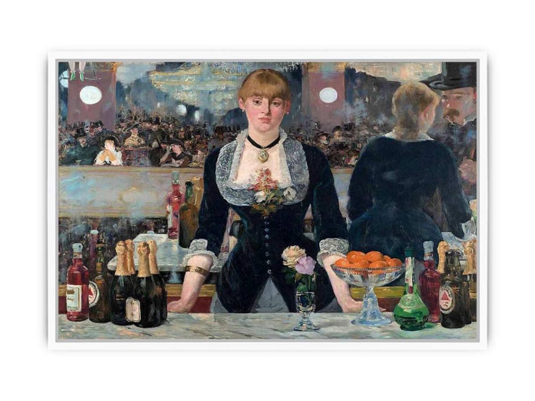 The Bar at the Folies Bergere 1882 Framed Print