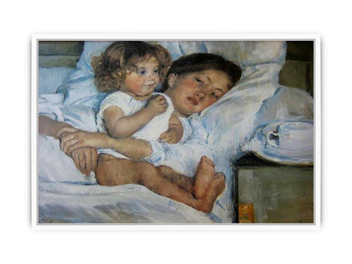 Breakfast in Bed Framed Print