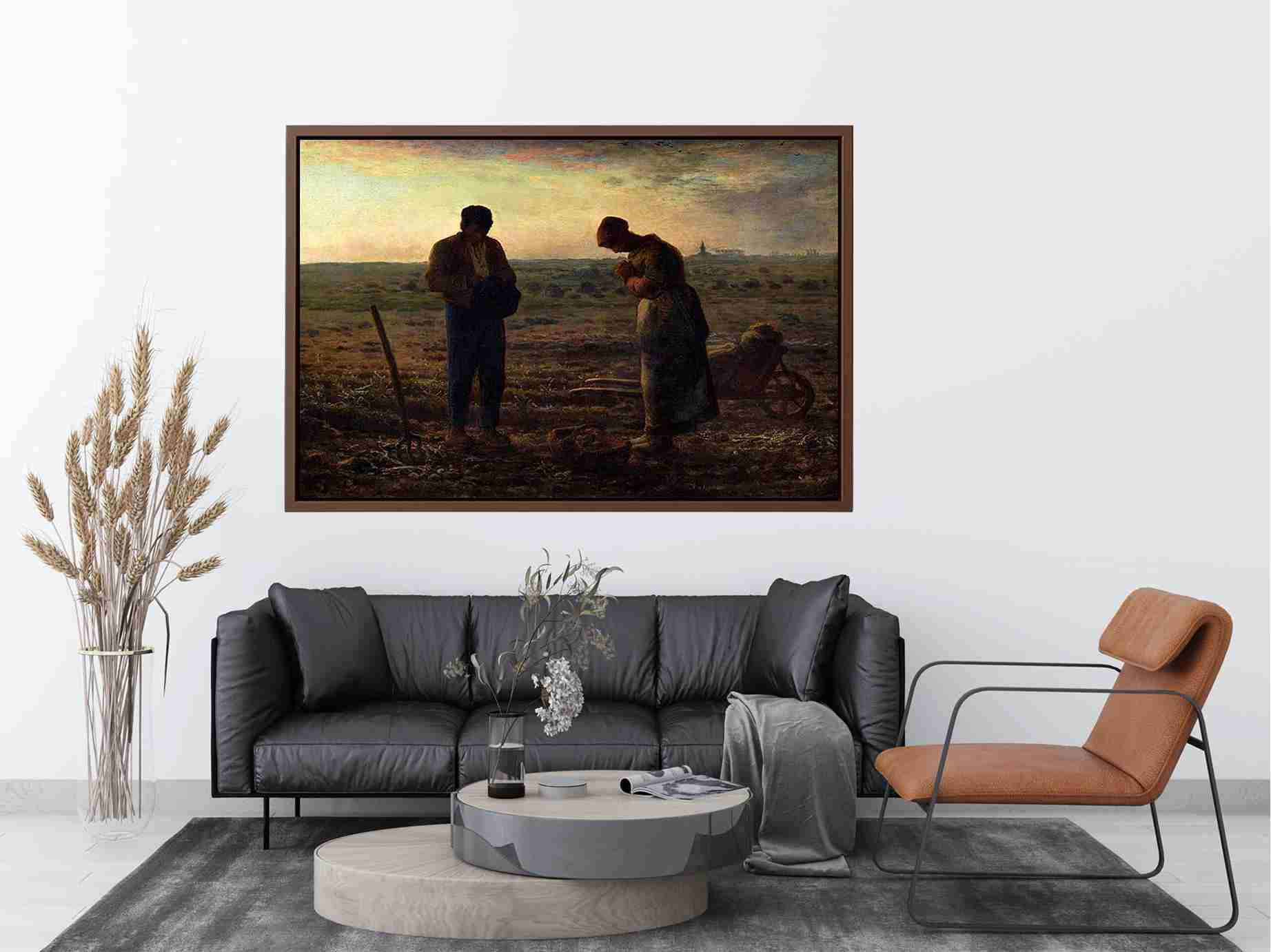 The Angelus, 1857-59 by Jean-Francois Millet Painting 