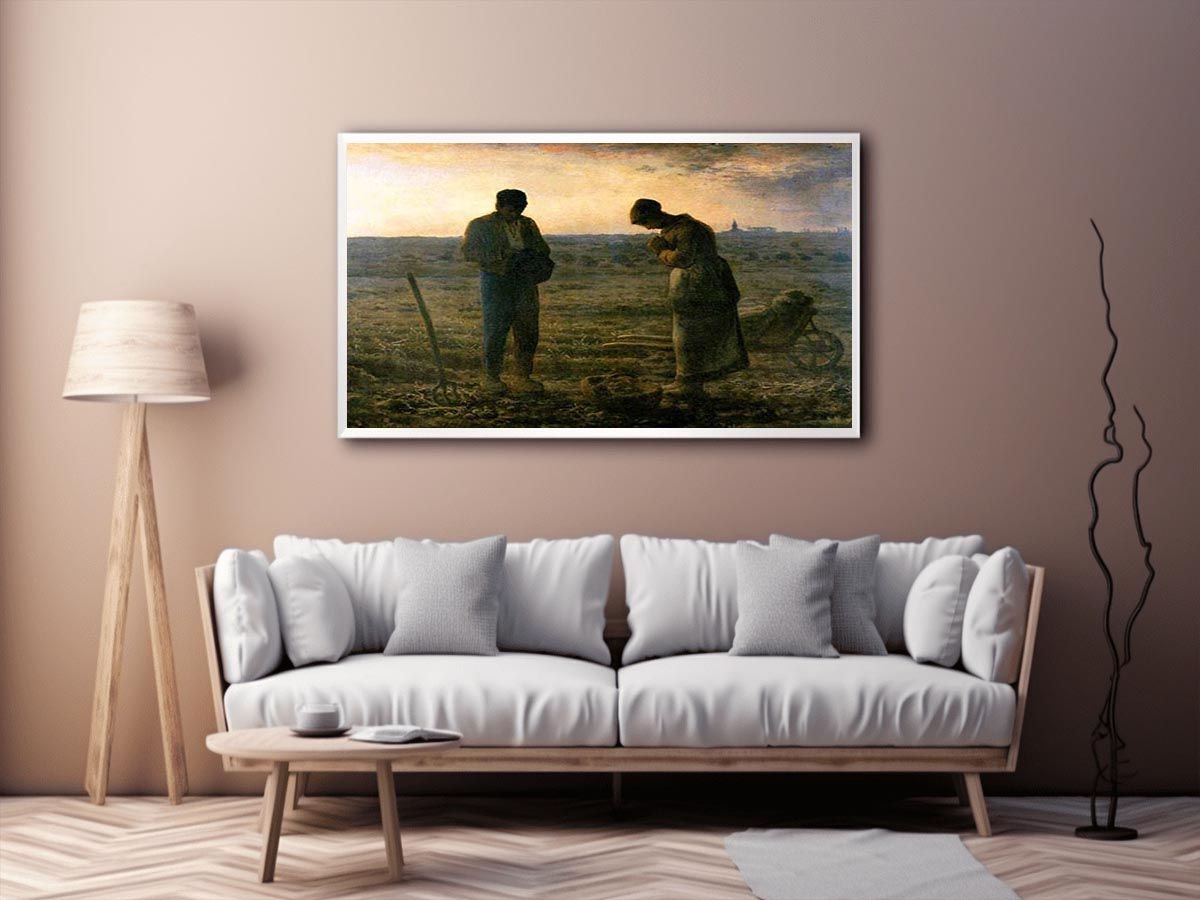 Angelus (Angelus Domini) by Jean-Francois Millet Painting 