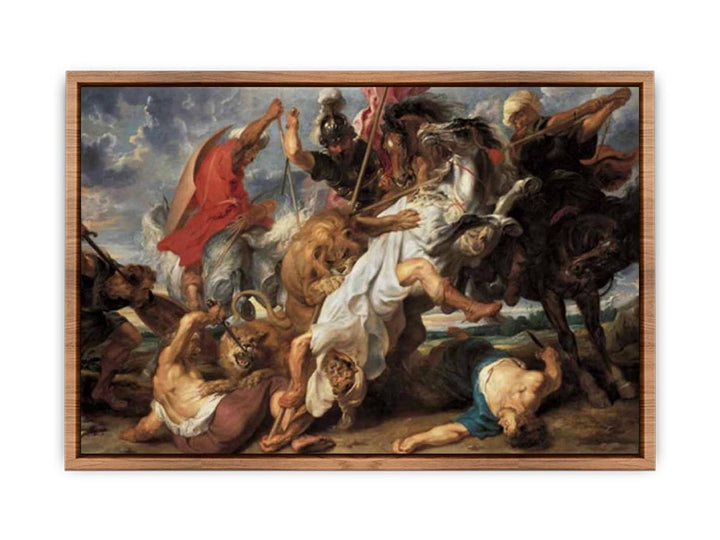 Lion Hunt c. 1621  Poster