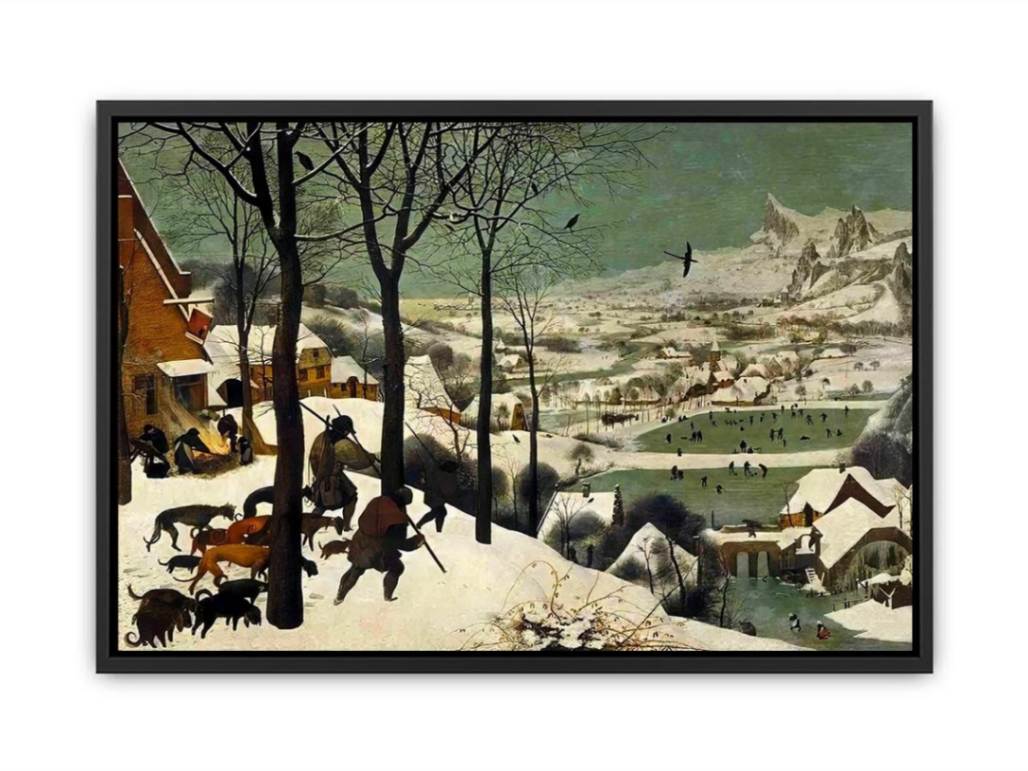 The Hunters in the Snow (Winter) 1565 Canvas Print