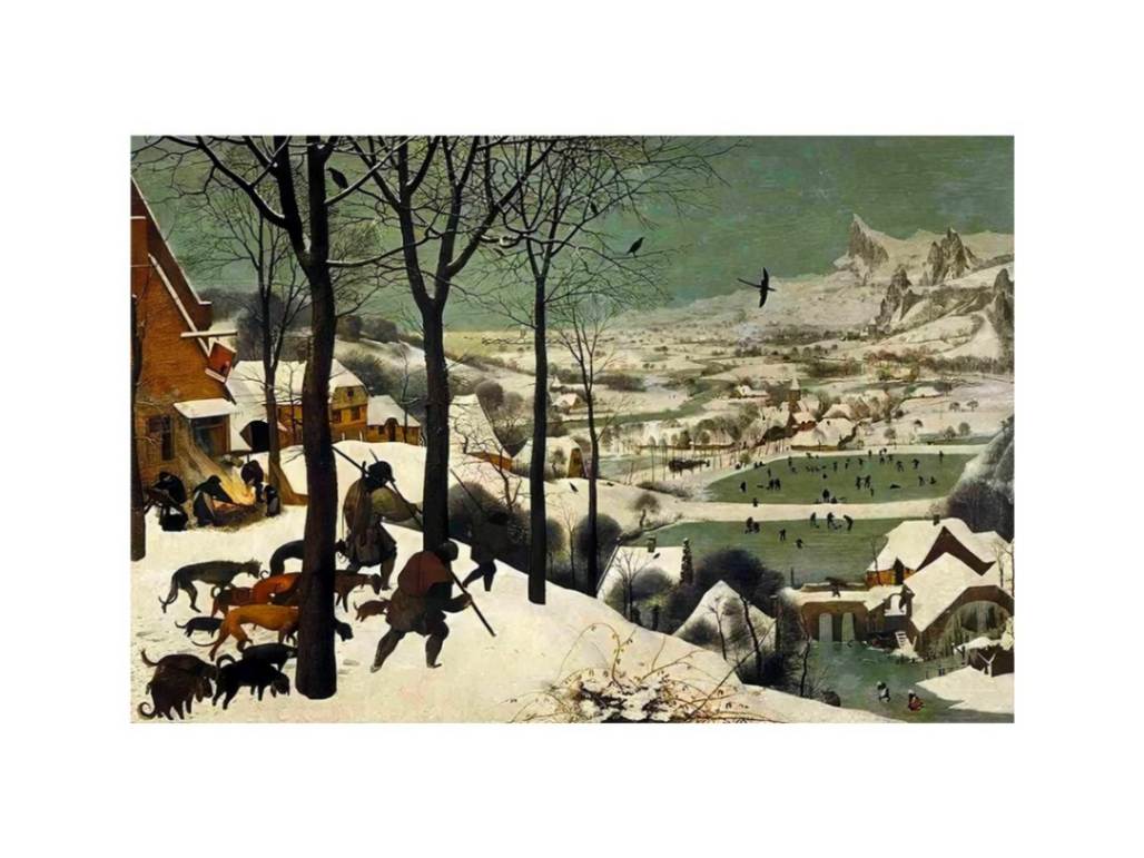 The Hunters in the Snow (Winter) 1565 by Pieter the Elder Bruegel