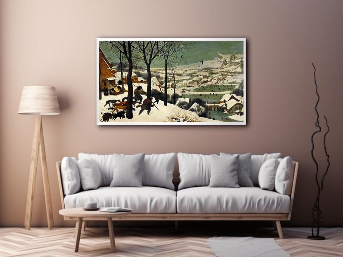 The Hunters in the Snow (Winter) 1565 by Pieter the Elder Bruegel Painting 