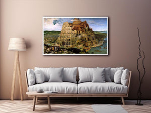 The Tower of Babel 1563 by Pieter the Elder Bruegel Painting 