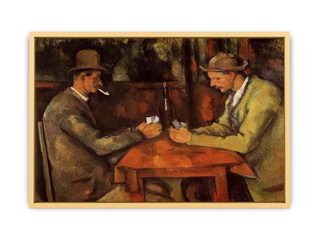 The Card Players Streched canvas