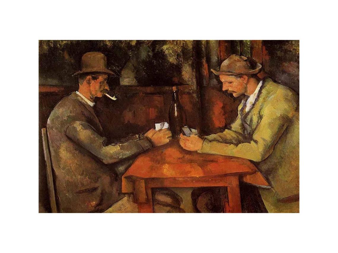 The Card Players by Paul Cezanne