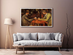 The Card Players by Paul Cezanne Painting