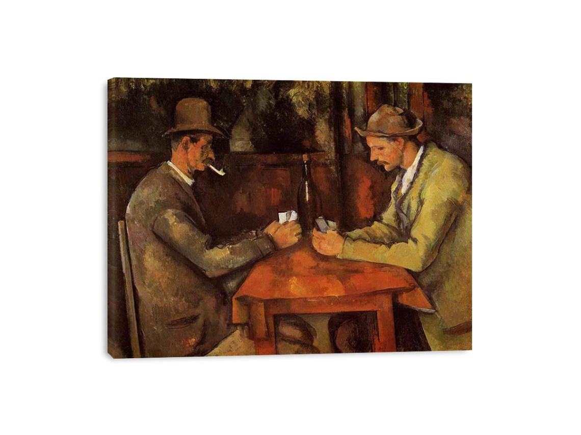 The Card Players by Paul Cezanne Painting