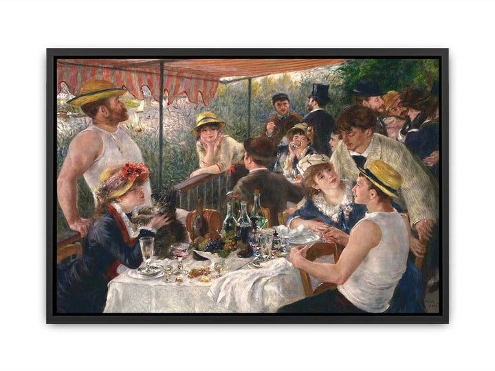 Luncheon Of The Boating Party - Renoir Canvas Print