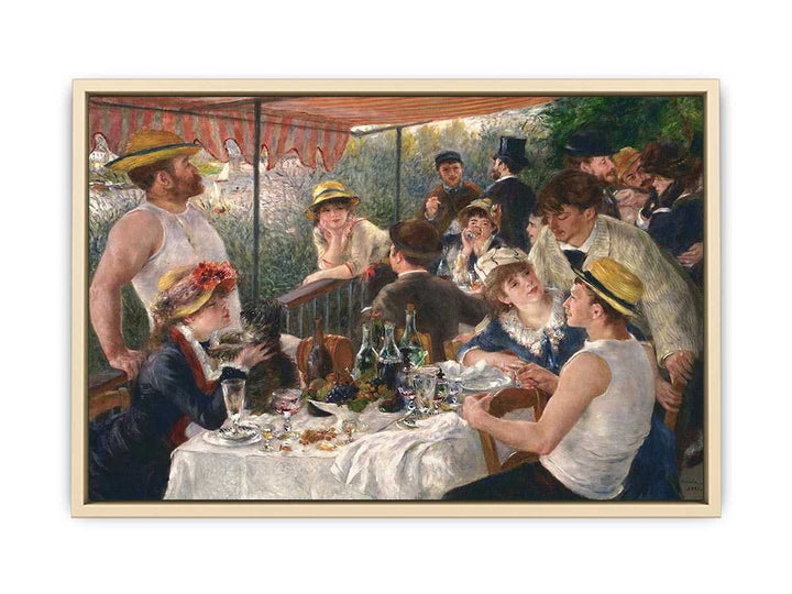 Luncheon Of The Boating Party - Renoir  Art Print