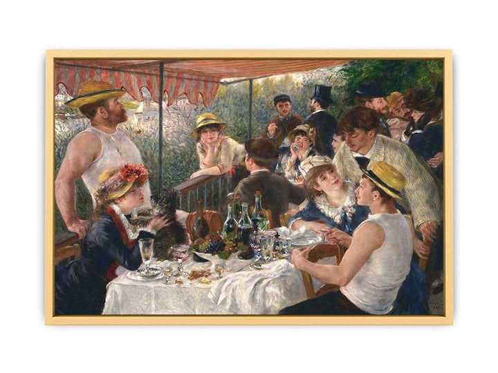 Luncheon Of The Boating Party - Renoir Streched canvas