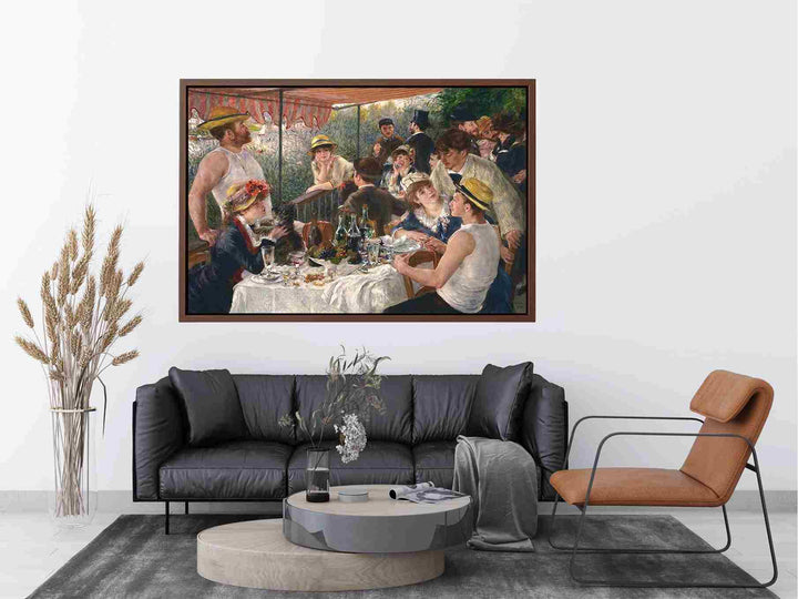 Luncheon Of The Boating Party - Renoir Painting