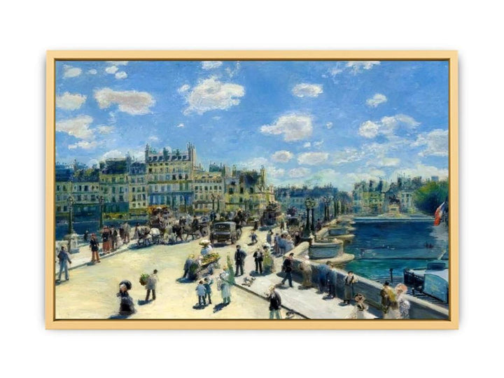 Le Pont Neuf Paris Streched canvas