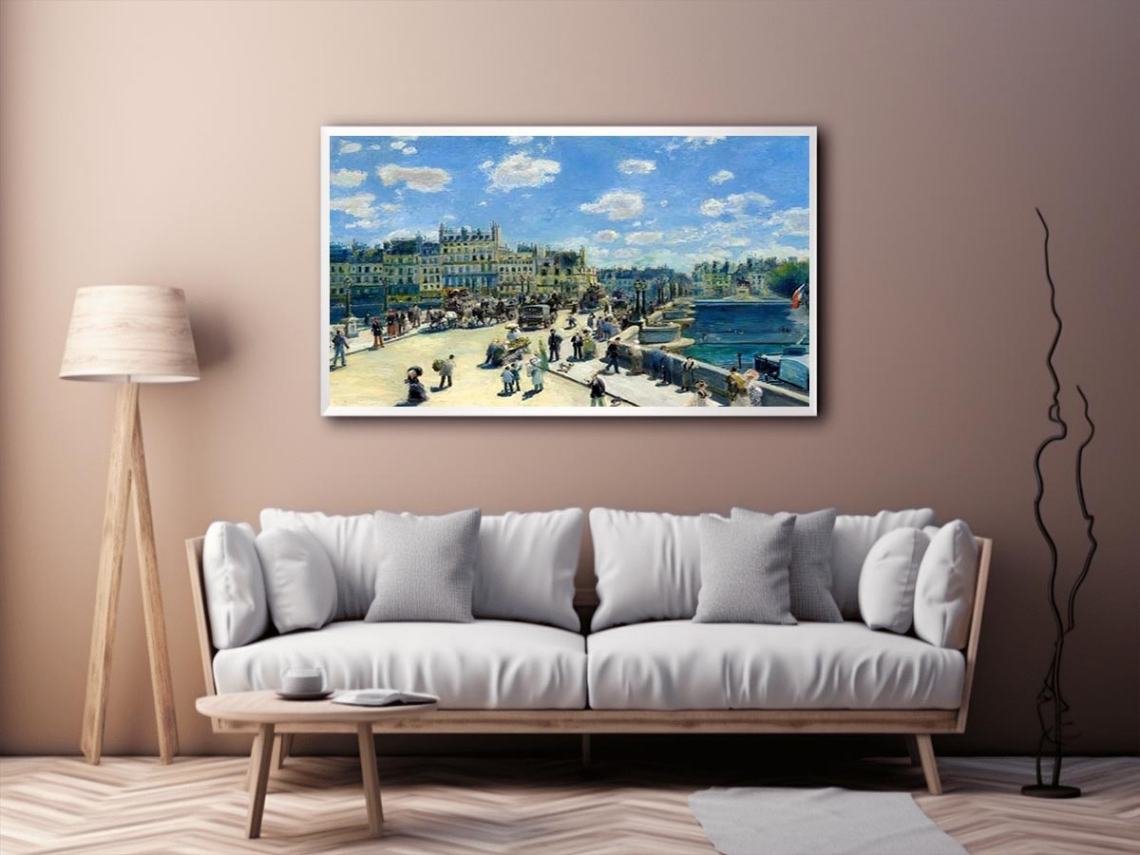 Le Pont Neuf Paris by Pierre Auguste Renoir Painting 