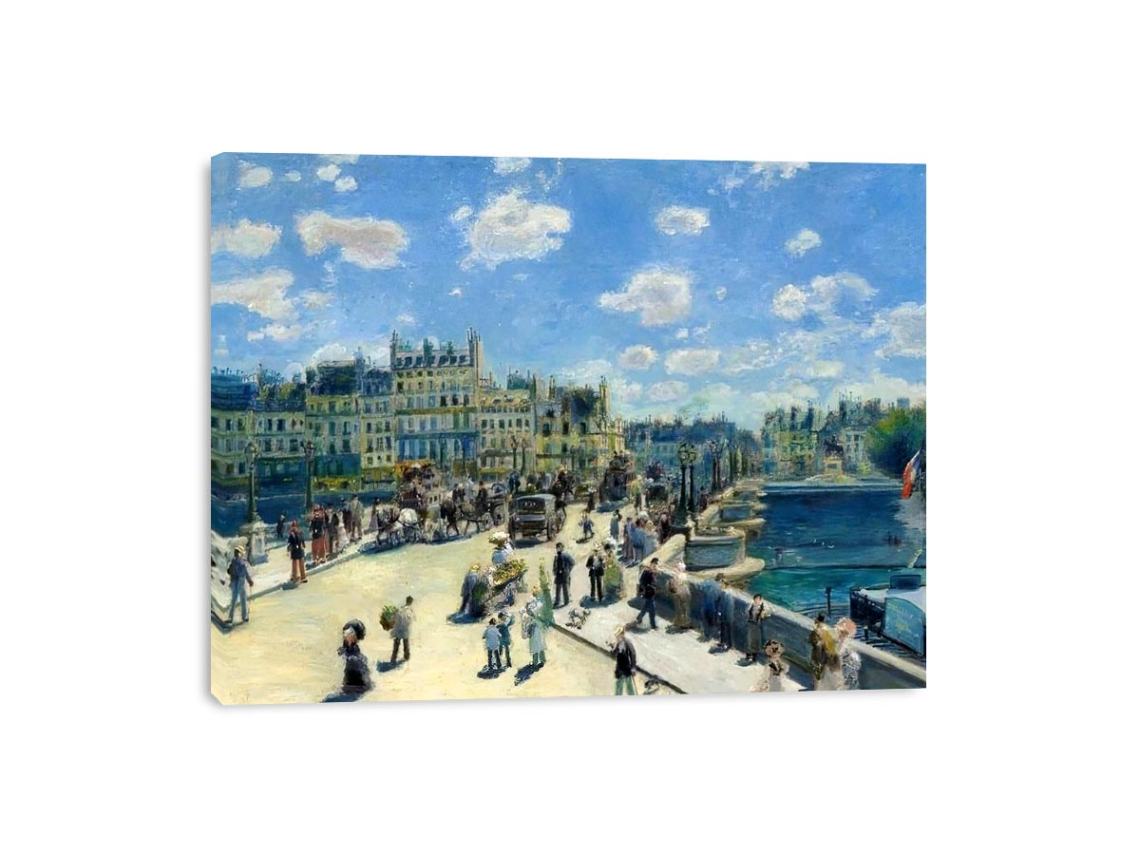 Le Pont Neuf Paris by Pierre Auguste Renoir Painting 