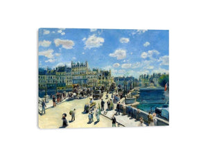 Le Pont Neuf Paris by Pierre Auguste Renoir Painting 