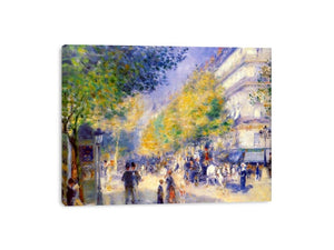 The Great Boulevards by Pierre Auguste Renoir Painting 