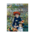 Two Sisters Aka On The Terrace by Pierre Auguste Renoir