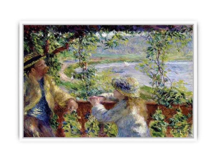 Near The Lake Framed Print
