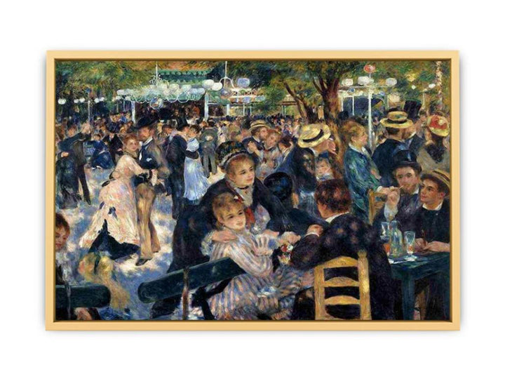 Dance At The Moulin De La Galette Streched canvas