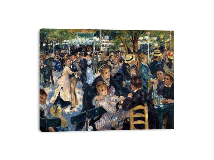 Dance At The Moulin De La Galette  Painting
