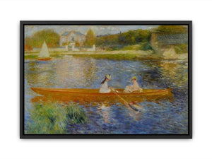 The Seine At Asnieres Aka The Skiff Canvas Print