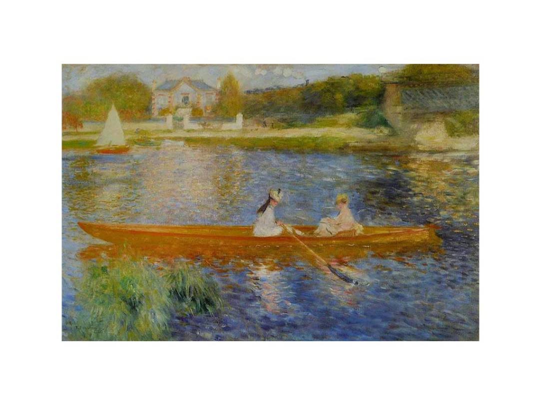 The Seine At Asnieres Aka The Skiff by Pierre Auguste Renoir