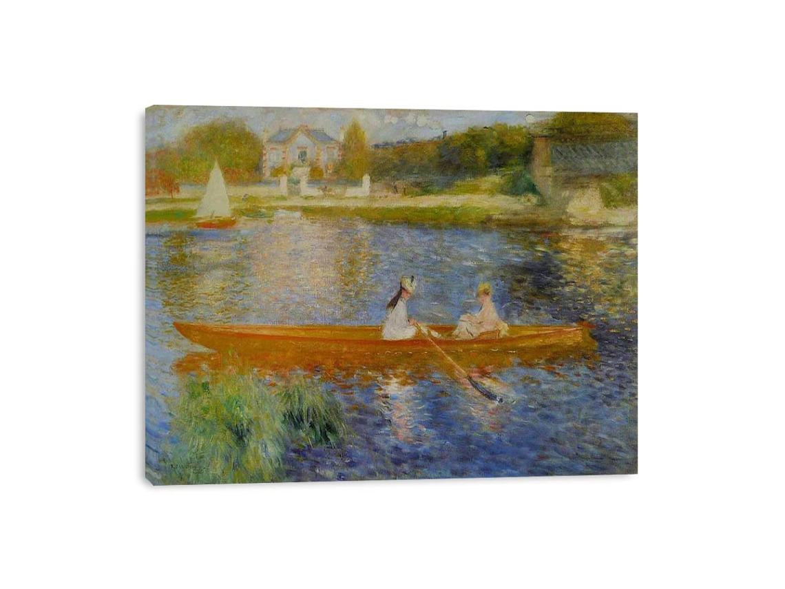 The Seine At Asnieres Aka The Skiff by Pierre Auguste Renoir Painting 