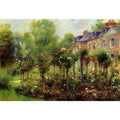 The Rose Garden At Wargemont by Pierre Auguste Renoir