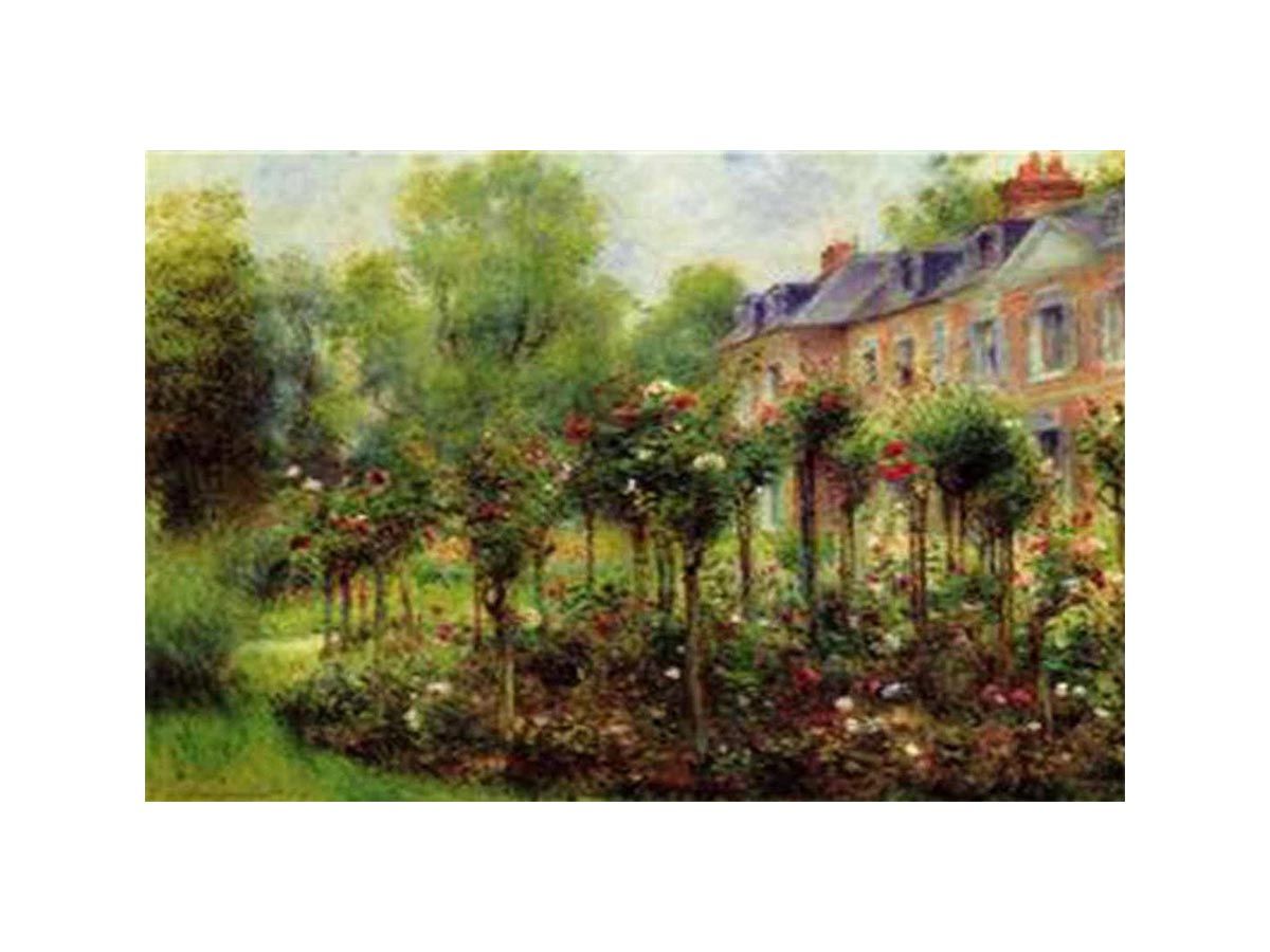 The Rose Garden At Wargemont by Pierre Auguste Renoir