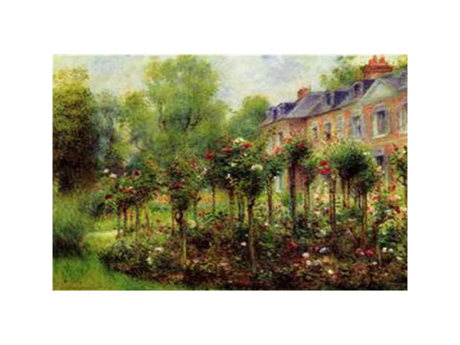 The Rose Garden At Wargemont by Pierre Auguste Renoir