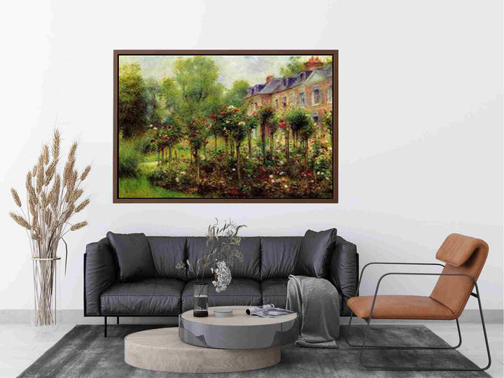 The Rose Garden At Wargemont Painting