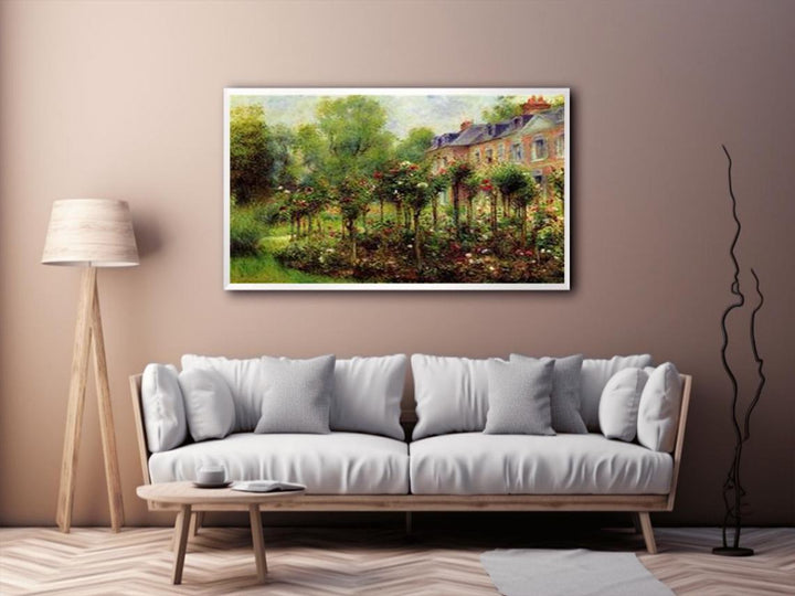 The Rose Garden At Wargemont  Painting