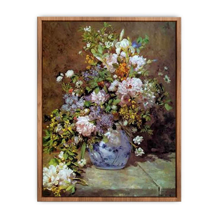 Spring Bouquet by Pierre Auguste Renoir  Poster
