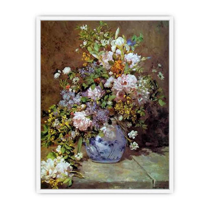 Spring Bouquet by Pierre Auguste Renoir Framed Print