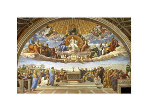 Disputation of the Holy Sacrament (La Disputa) by Raphael