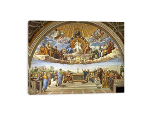 Disputation of the Holy Sacrament (La Disputa) by Raphael Painting 