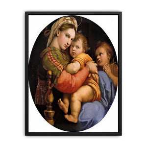 The Madonna Of The Chair Canvas Print